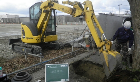 リンコーコーポレーション東港新倉庫建築工事に伴う給水引込・衛生設備工事