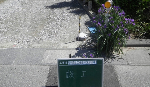 杉谷内処理分区公共汚水桝設置工事